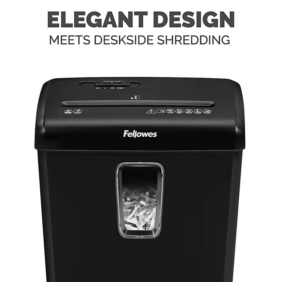 Fellowes® Powershred® 6-Sheet Cross-Cut Shredder, P-30C