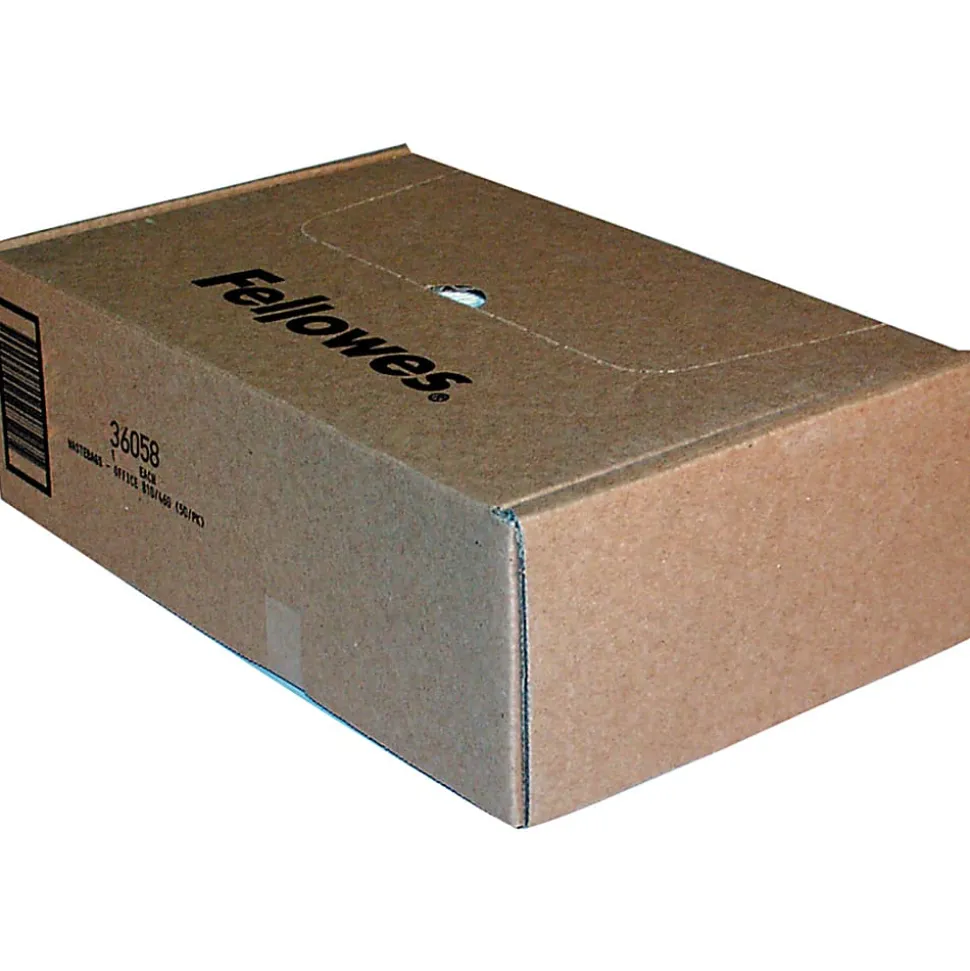 Fellowes® Powershred® Waste Bags, 3605801, White, Carton Of 50 Bags