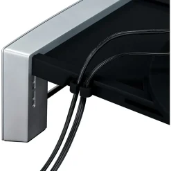 Fellowes® Professional Series Flat Panel Workstation, Black/Silver