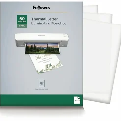 Fellowes® Thermal Laminating Pouches, 8-1/2