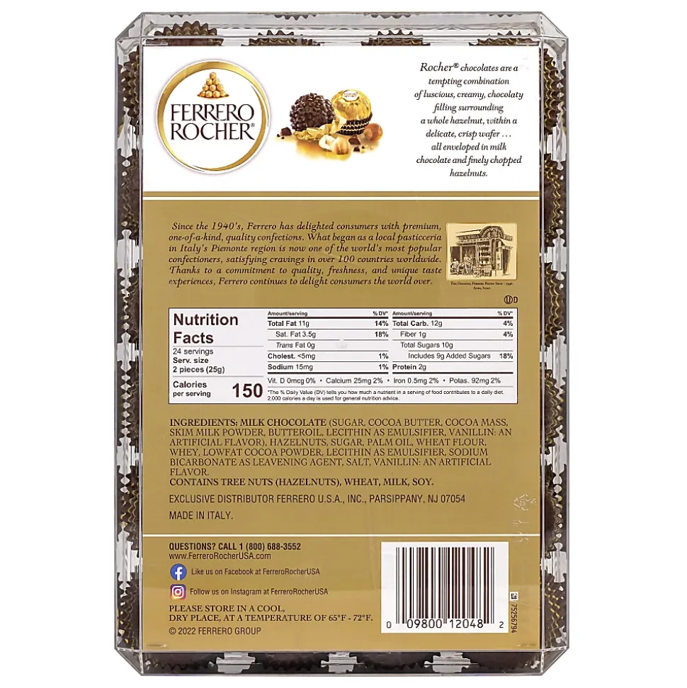 Ferrero Rocher Diamond Gift Box, Box Of 48 Pieces