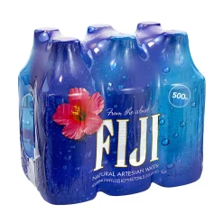 Fiji Natural Artesian Water, 16.9 Oz, Pack Of 24 Bottles