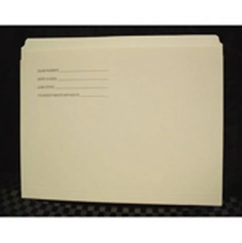 File Folders, 9 1/2" x 11", Manila, Box Of 100