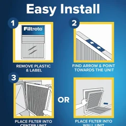 Filtrete™ 16 x 25 x 1 Air Filter, 12 HVAC Filters, MPR 700, MERV 8, Optimized HVAC Airflow, Dust, Pollen & Pet Dander, 3 Month AC and Furnace Filters