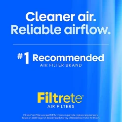 Filtrete⢠20 x 20 x 2 Air Filter, 12 HVAC Filters, MPR 700, MERV 8, Optimized HVAC Airflow, Dust, Pollen & Pet Dander, 3 Month AC and Furnace Filters