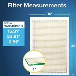 Filtrete™ 16 x 24 x 1 Air Filter, 6 HVAC Filters, MPR 700, MERV 8, Optimized HVAC Airflow, Dust, Pollen & Pet Dander, 3 Month AC and Furnace Filters