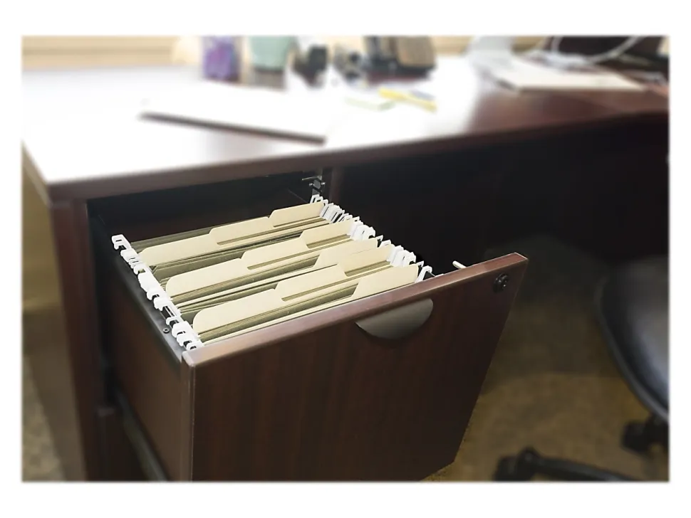 Find It® Tab-View Hanging File Folders, Letter Size, 70% Recycled, Green, Pack Of 20