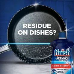 Finish Jet-Dry Rinse Aid - 8.45 oz (0.53 lb) - 1 Each - Blue