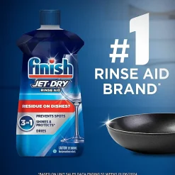 Finish Jet-Dry Rinse Aid - 8.45 oz (0.53 lb) - 1 Each - Blue