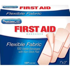 First Aid Only Fabric Bandages, 1