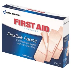 First Aid Only Fabric Bandages, 1
