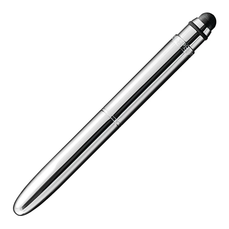 Fisher Bullet Touch Stylus And Space Pen Combo, Bold Point, 1.0 mm, Chrome Barrel, Black Ink