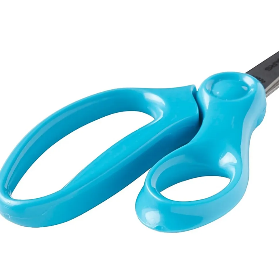 Fiskars 5" Blunt-tip Kids Scissors - 5" Overall Length Safety Edge Blade - Blunted Tip - Turqoise - 1 Each