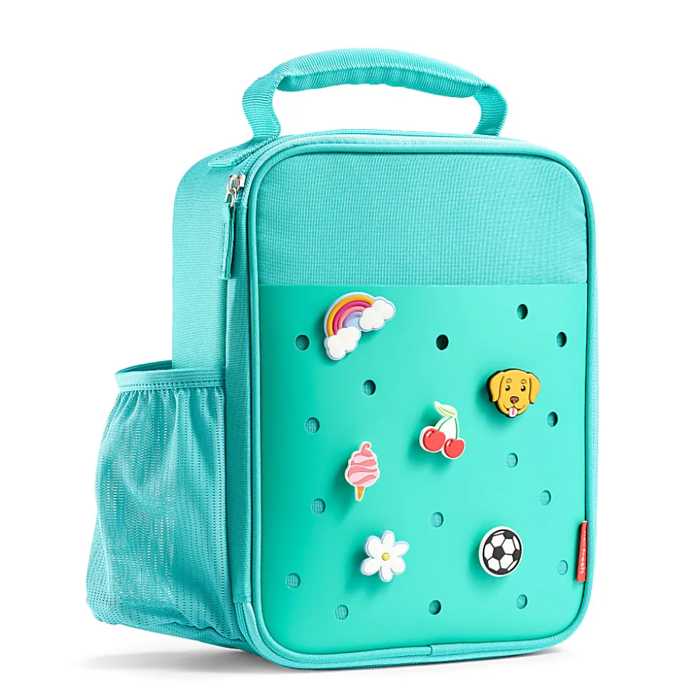 Fit & Fresh Baylee Charm Lunch Bag, 10”H x 4”W x 7-1/2”D, Teal
