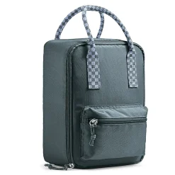Fit & Fresh Connor Insulated Lunch Tote, 10-1/2”H x 8”W x 4-1/2”D, Boulder Gray