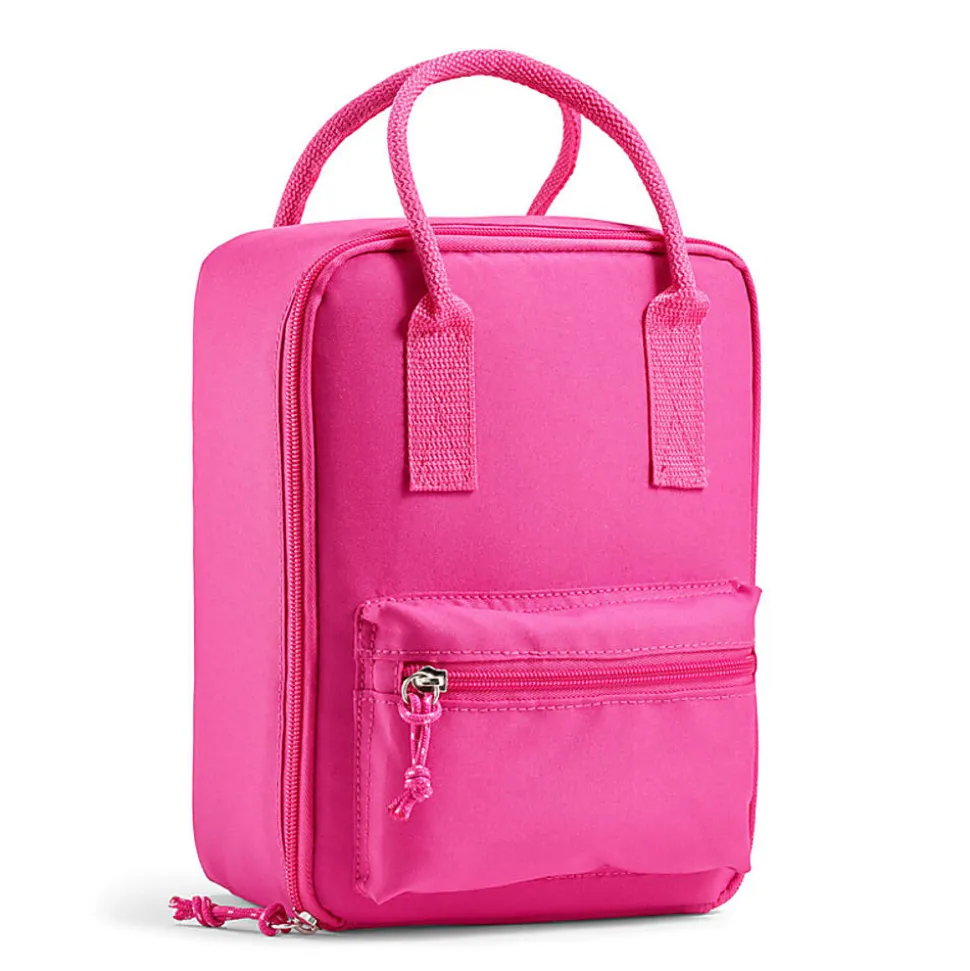 Fit & Fresh Connor Lunch Bag, 10”H x 4-1/2”W x 7-1/2”D, Pink