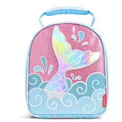 Fit & Fresh Mermaid Kit Lunch Bag, 9-1/4”H x 4-1/4”W x 7-3/4”D, Pink/Blue
