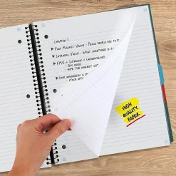 Five Star® Advance® Notebook, 8 1/2" x 11", 3 Subjects, College Ruled, 150 Sheets