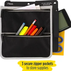 Five Star® Clip 'N Store Pencil Pouch, 9-1/2
