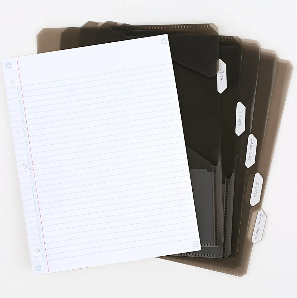 Five Star Flex® Refillable Notebooks Plus Study App, 60 Sheets, College Ruled, White