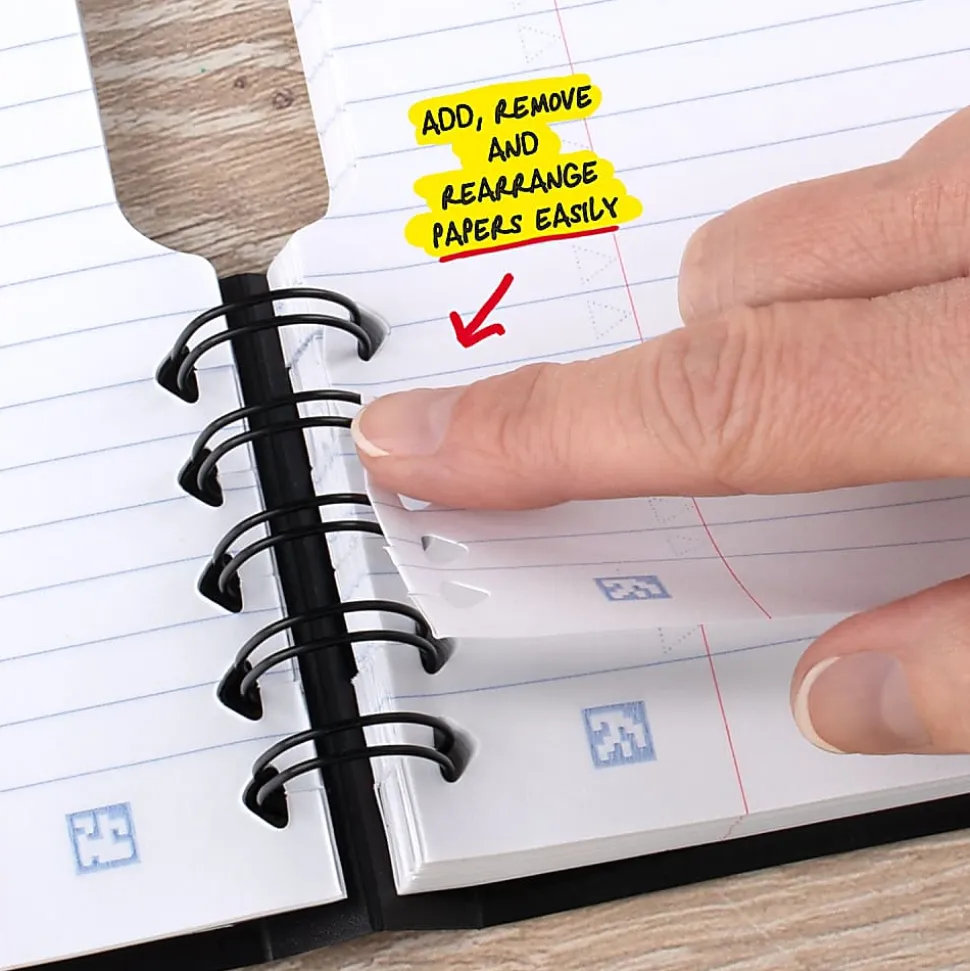 Five Star® Insertable Notebook Paper Plus Study App, College Ruled, 9" x 11", 60 Sheets/Pack