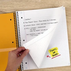 Five Star® Spiral Notebook Plus Study App, 1 Subject, College Ruled, 8 1/2