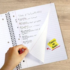 Five Star® Spiral Notebook Plus Study App, 1 Subject, Wide Ruled, 8