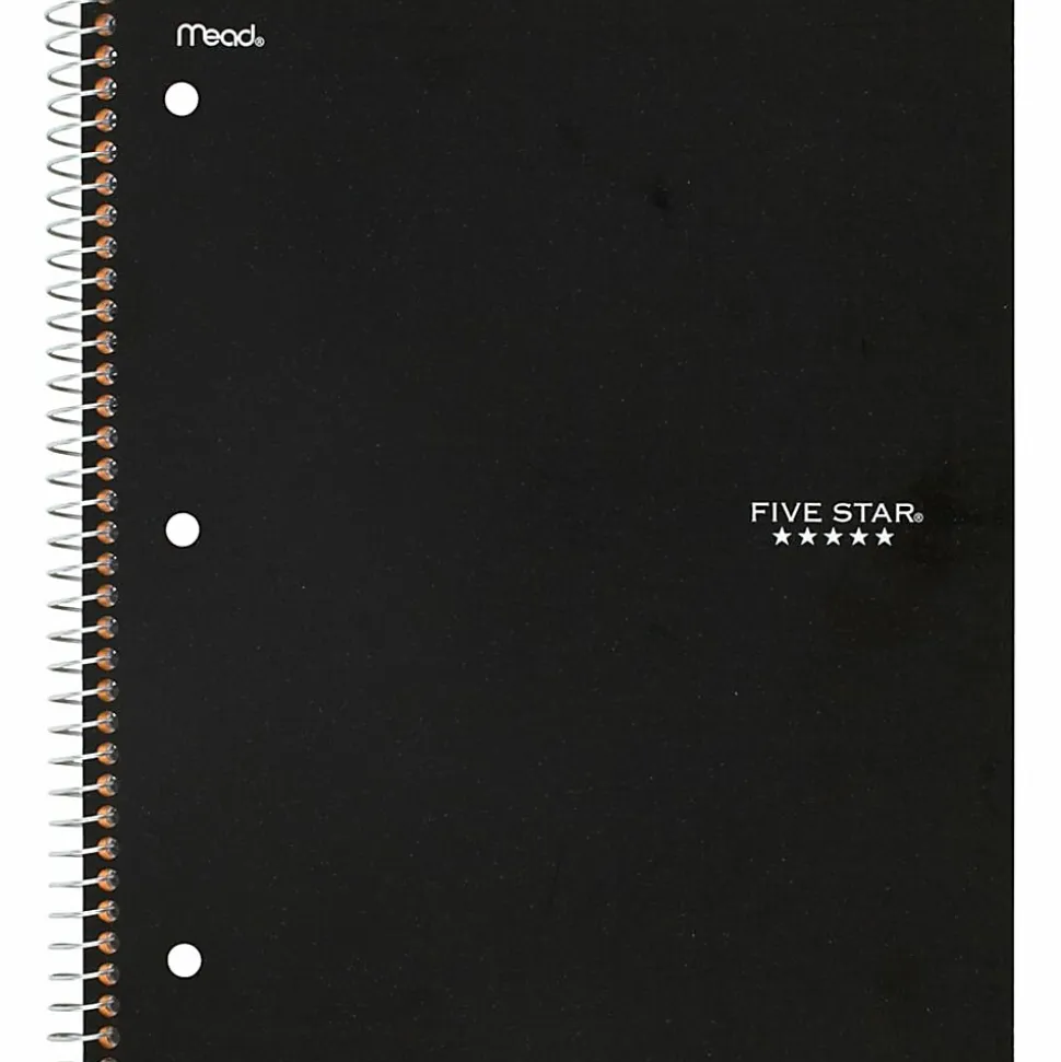 Five Star® Wirebound Notebook Plus Study App, 1 Subject, College Ruled