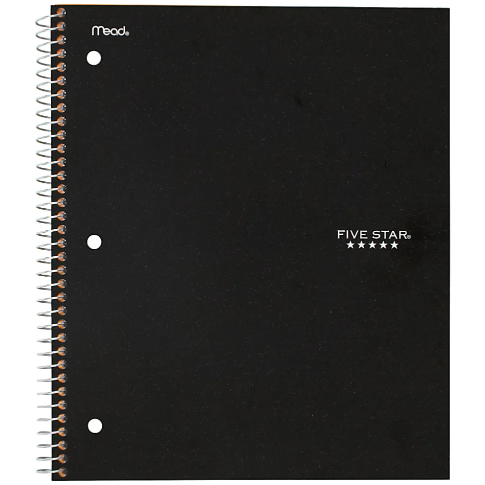 Five Star® Wirebound Notebook Plus Study App, 1 Subject, College Ruled