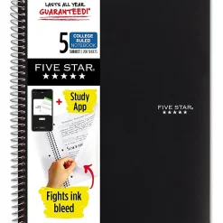 Five Star® Wire-Bound Notebook, 8-1/2