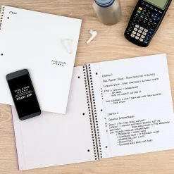 Five Star® Wirebound Notebook Plus Study App, 8-1/2