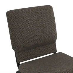 Flash Furniture Advantage Church Chair, Fossil/Black, PCHT113