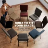 Flash Furniture Advantage Church Chair, Jute/Black