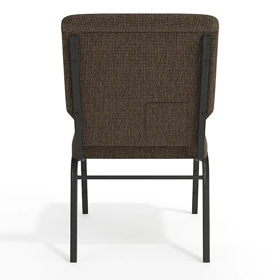 Flash Furniture Advantage Church Chair, Jute/Black