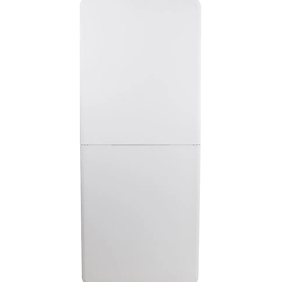 Flash Furniture Bi-Fold Plastic Folding Table, 29”H x 30”W x 72”D, Granite White