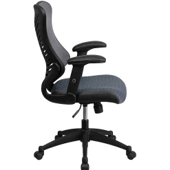 Flash Furniture Designer Ergonomic Mesh High-Back Swivel Chair, Gray/Black