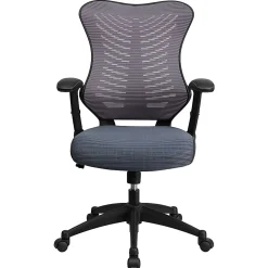 Flash Furniture Designer Ergonomic Mesh High-Back Swivel Chair, Gray/Black