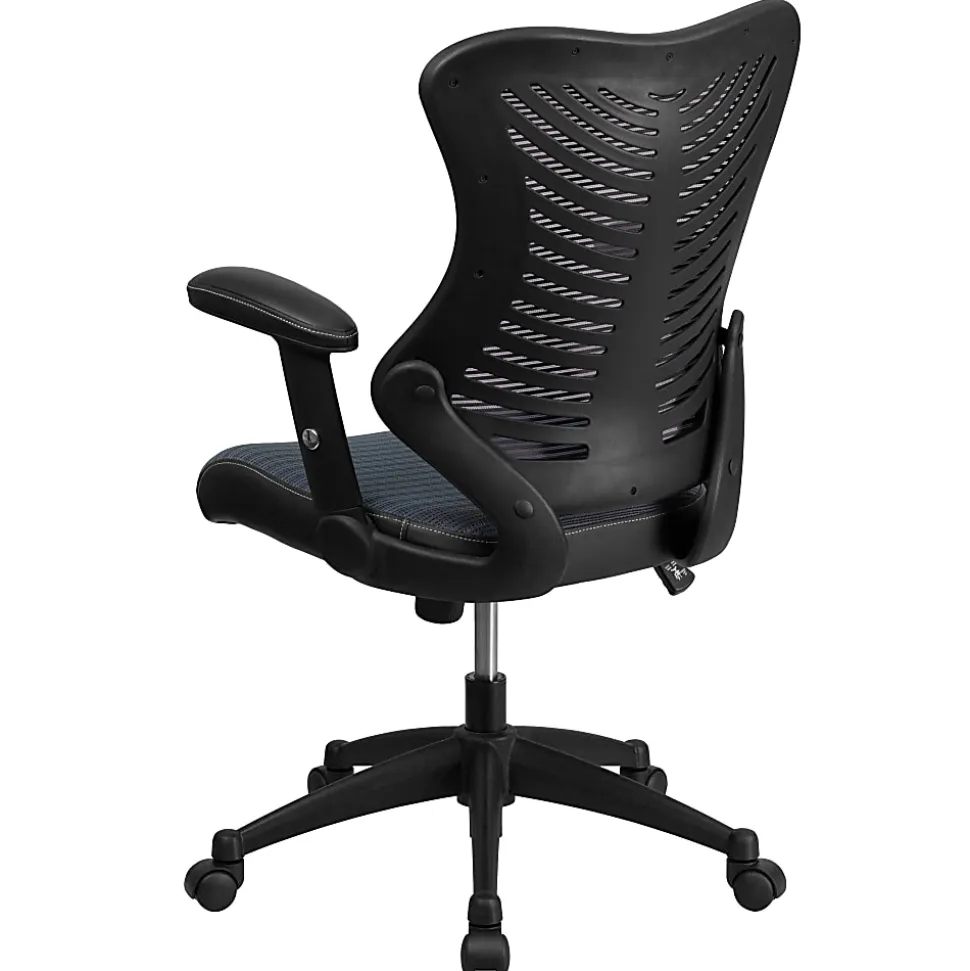 Flash Furniture Designer Ergonomic Mesh High-Back Swivel Chair, Gray/Black
