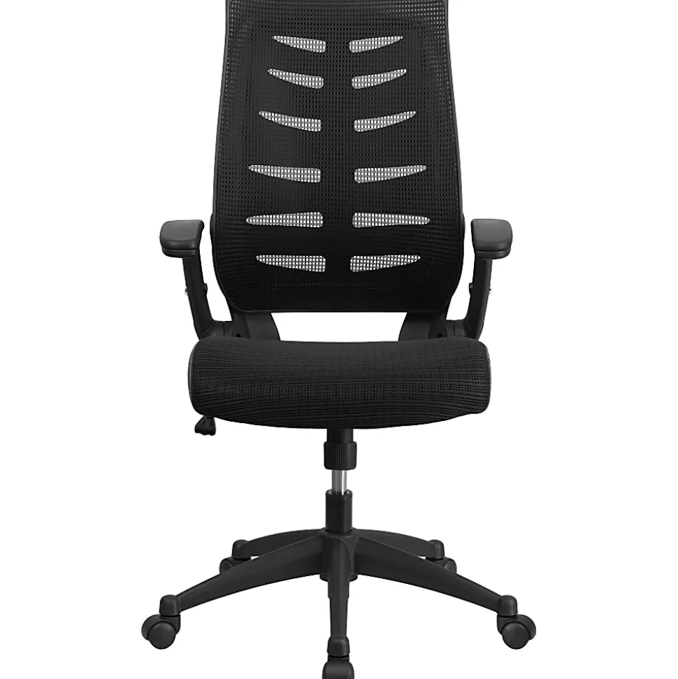 Flash Furniture Designer Ergonomic Mesh High-Back Swivel Chair, Black