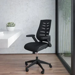 Flash Furniture Designer Ergonomic Mesh High-Back Swivel Chair, Black