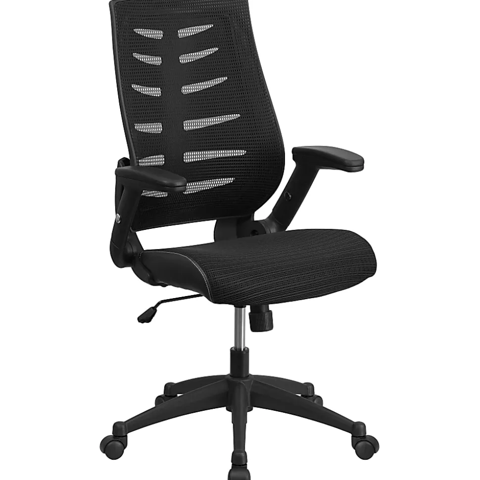Flash Furniture Designer Ergonomic Mesh High-Back Swivel Chair, Black