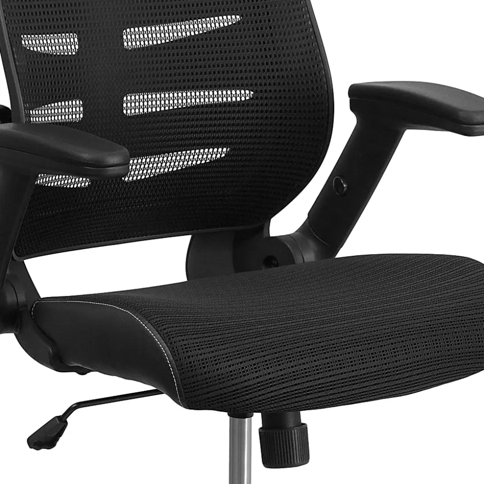 Flash Furniture Designer Ergonomic Mesh High-Back Swivel Chair, Black