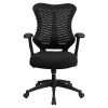 Flash Furniture Designer Mesh High-Back Swivel Chair, Black