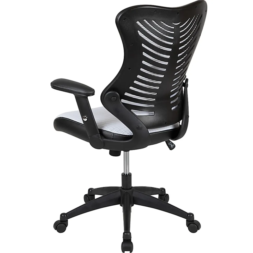 Flash Furniture Ergonomic Mesh High-Back Executive Office Chair, White
