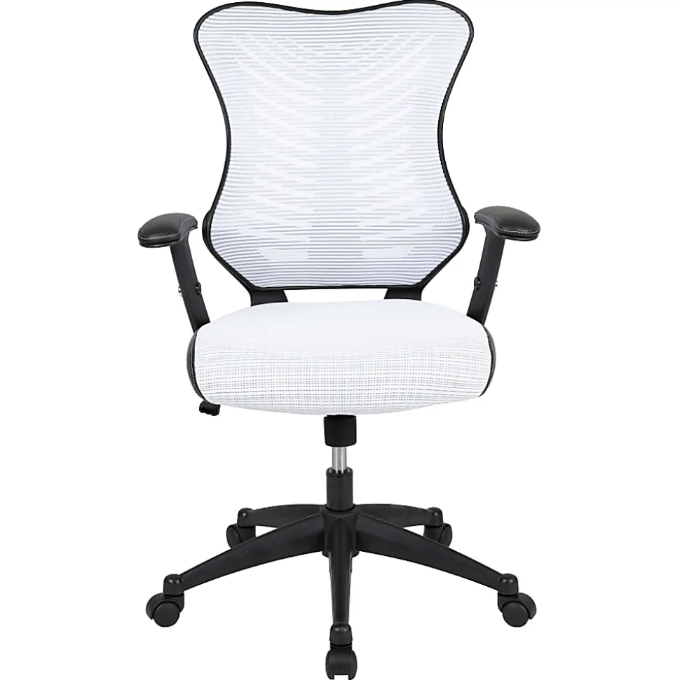 Flash Furniture Ergonomic Mesh High-Back Executive Office Chair, White