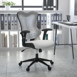 Flash Furniture Ergonomic Mesh High-Back Executive Office Chair, White