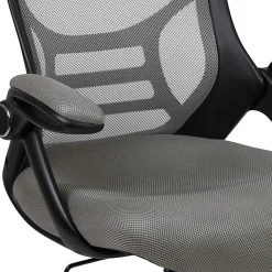 Flash Furniture Ergonomic Mesh High-Back Office Chair, Light Gray