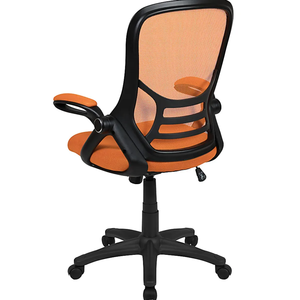 Flash Furniture Ergonomic Mesh High-Back Office Chair, Orange