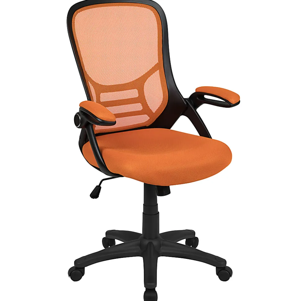 Flash Furniture Ergonomic Mesh High-Back Office Chair, Orange