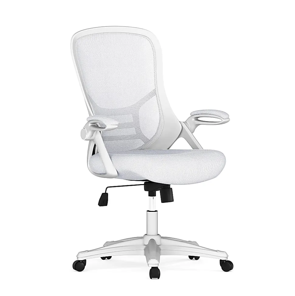 Flash Furniture Ergonomic Mesh High-Back Office Chair, White